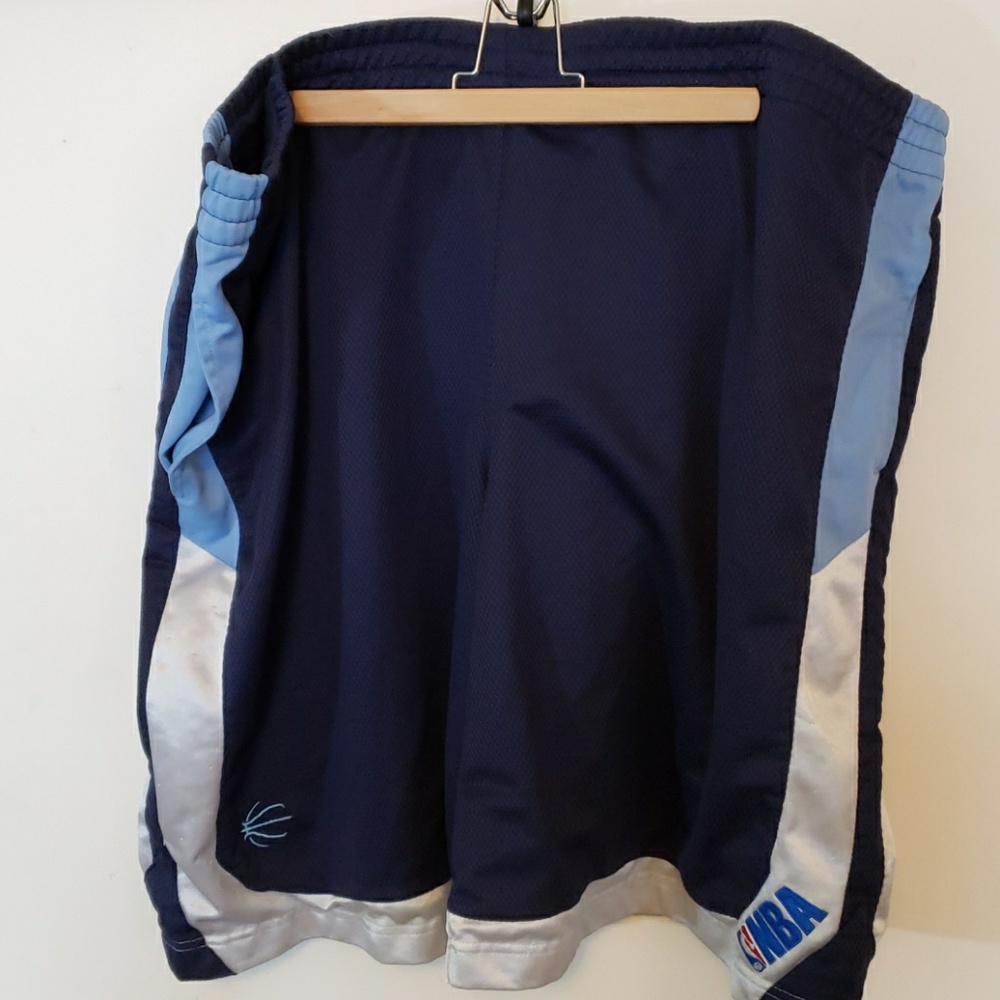 Blue and white 3xl NBA basketball shorts